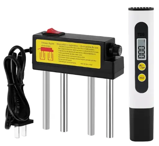 Water Electrolyzer, Quick Water Quality Tester Set